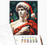 Alkotásutca Dávid Ünnepi Hangulatban - Számfestő készlet kereten 40x50