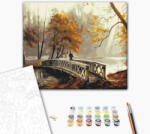 Alkotásutca Őszi köd - Számfestő készlet kereten 40x50