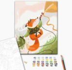 Alkotásutca Papírsárkány eregetés - Számfestő készlet kereten 30x40