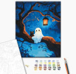 Alkotásutca Halloweeni barátok - Számfestő készlet kereten 40x50