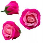 Inspiruj Szappanrózsa rózsaszín és magenta Virágok Fejek Szappanrózsák flowerboxokhoz (HD00725)