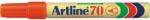 Artline Permanent marker ARTLINE 70, corp metalic, varf rotund 1.5mm - portocaliu (EK-70-OG) - officeclass