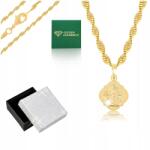 Golden Celebrity Gyönyörű Arany Női Nyaklánc Medállal 18K Dedikálás Ajándék (Biżuteria dla dziewczyny żony córki mamy)