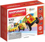 Magformers Wow Starter Plus készlet, 8 kétoldalas oktatási kártya, 18 darabos (707020)