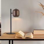Schuller Veioza, Lampa de masa metal maro inchis Nimes (SV-12951)