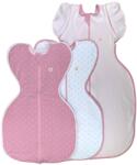 KidsDecor Set 3 saci de dormit swaddle first sleep sweet star & sweet light faza 1, 60 cm, 1 tog & blush pink faza 2, 74 cm, 0.5 tog