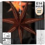 Home Styling Collection Karácsonyi Csillag világító lógó Barna dekoratív díszlámpa 60 cm (8720573340816)