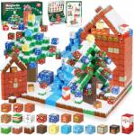 Zosudull Mágneses Építőkockák, karácsony, 3D, 300db (T020)