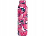 QUOKKA Solid, rozsdamentes acél kulacs termosz Pink Bloom, 630ml, 12088 (12088)