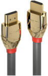 Lindy Cablu Lindy HDMI High Speed, 2m, Gold (HD-2MGL-CABLIN)