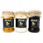 Malinowy Bartnik Méz Készlet Hárs, Repce, Erdei 3 x 400g Lengyel természetes mézek 2025