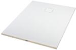 Water Fun Cagliari || White 80x100x2, 6 cm Cădiță de duș pătrată, SMC, cu sifon inclus (GTS-810W)