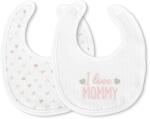 Lorelli Комплект лигавници Lorelli - Natural, за момиче, 2 броя (10260280003) - baby