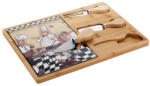 Excellent Houseware Platou servire branzeturi Excellent Houseware, bambus ceramica, 30x21x12 cm, maro (KO-280000060) Tava