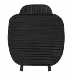  Védőhuzat Autósülés védő szőnyeg együléses fotelhez, fekete, puha (5874)