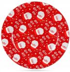 Vilde Karácsonyi Tányér Piros Mikulás 33 CM Asztal Dekoráció (4902248544055)