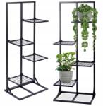 Artemis Virágágyás Fém 4 szintes Emeletes Virágtartó Állvány Növények Virágok (VD-569621)
