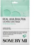 Some By Mi Real AHA BHA PHA Calming Care Mask - Mască Reînnoitoare din Țesături cu Acizi 1buc/20ml Masca de fata