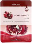 Farmstay Visible Difference Mask Sheet Pomegranate - Mască din țesătură calmantă 1buc/23ml Masca de fata