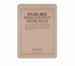 Benton Snail Bee High Content Mask Pack - Masca din Țesătură cu Mucus de Melc și Venin de Albină 1buc Masca de fata