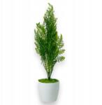 Inspiruj Művirág cserépben, Ciprus Tuja, műfenyő irodába, 75 cm (HD00539)