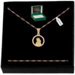 Golden Celebrity Arany Lánc Medál Szűzanya PR. 925 Gravírozás (komunia chrzest bierzmowanie matka boska) - allegro - 9 925 Ft