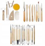 Loveart Nagy Készlet 30db-os. Szobrászati eszközök az agyagszobrászat modellezéséhez (LVZNG-13)