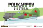Academy 12314-es számú modellkészlet Polikarpov I-16 Type 24 Le: (1: 48)