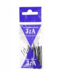 Iza Kokárda Hajcsat Iza fekete bordázott 4, 5cm 20 db (B245/20)