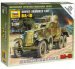 Zvezda Háborús játékok (II. világháború) katonai 6149 Szovjet páncélautó BA-10 (1: 100) (4600327061492)