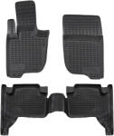 J&J Automotive Gumiszőnyegek, magasított szegéllyel, Mitsubishi L200 IV, 2005-2015, fekete