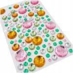 Loveart Öntapadós kristályok Loveart kb. 100db vegyes méretű strasszok bliszteren (LVKR-02/mix4)