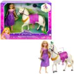 Mattel Rapunzel játékbaba Összekuszálódott Disney Rapunzel és Maximus játékbaba ló HLW23 (HLW23)
