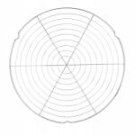  Forgó Nyárs Rozsdamentes Kerek Grillrács Inox 32, 5CM (IJGYP1183)