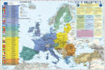 Stiefel Az Európai Unió (a tagok és tagjelöltek zászlóival) falitérkép - stiefelbolt - 49 990 Ft