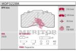 MERITOR set placute frana, frana disc MERITOR Brake Pad Kit MDP3228K (MDP3228K)