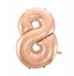 GoDan Fólia lufi 8-as szám rózsaszín-arany Godan B&c 92 cm