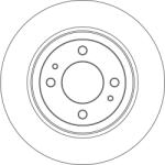 TRW Disc frana TRW DF6561 (DF6561) - automobilus