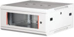 Lande PROlineB 600x600 lapraszerelt 4U 19" fali rack szekrény szürke (LN-WB-04U6060-LG-F) - dtshop