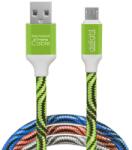Delight Adatkábel Micro Usb Szövetbevonat 2m (55439a)