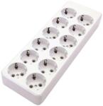 De-pa Vezeték nélküli elosztó 12-ES szerelhető, újravezetékelhető 16A 250V fehér (321722)