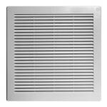 Awenta TRU8 fehér négyszögletes fali rács rovarhálóval (250x250mm) (AWENTA TRU-8)