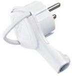 UltraTech Dugvilla Földelt Fehér Lapos Lehajtható Húzófüllel Ultratech (ut-pl137wh)