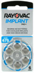 Rayovac Implant Pro+ hallókészülék elem 675, DA675, ZA675, H675MF 6db/bliszter (9RH675IPRO)