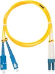 NIKOMAX Cablu patch optic SC - LC, SM 9/125, OS2, duplex, 1m, galben NMF-PC2S2C2-SCU-LCU-001 (NMF-PC2S2C2-SCU-LCU-001)