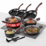 Magic home Edénykészlet MagicHome Black Marble Line, 13 részes