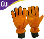 Parweld Panther Thermo, vágásálló hasított bőr kesztyű fekete/narancs 10-es (P3815-10) - szerszamhaz