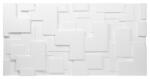 Marbet Falburkolat - Marbet PD-2 modern formák fehér festhető polisztirol falpanel (96x48cm)