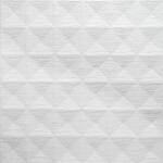 Marbet Álmennyezet - Marbet PYRMONT piramis mintás 3D polisztirol mennyezeti festhető burkolólap (50x50cm)