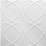 Marbet Álmennyezet - Marbet SATURN polisztirol beltéri mennyezeti festhető burkolólap (50x50cm) nútos